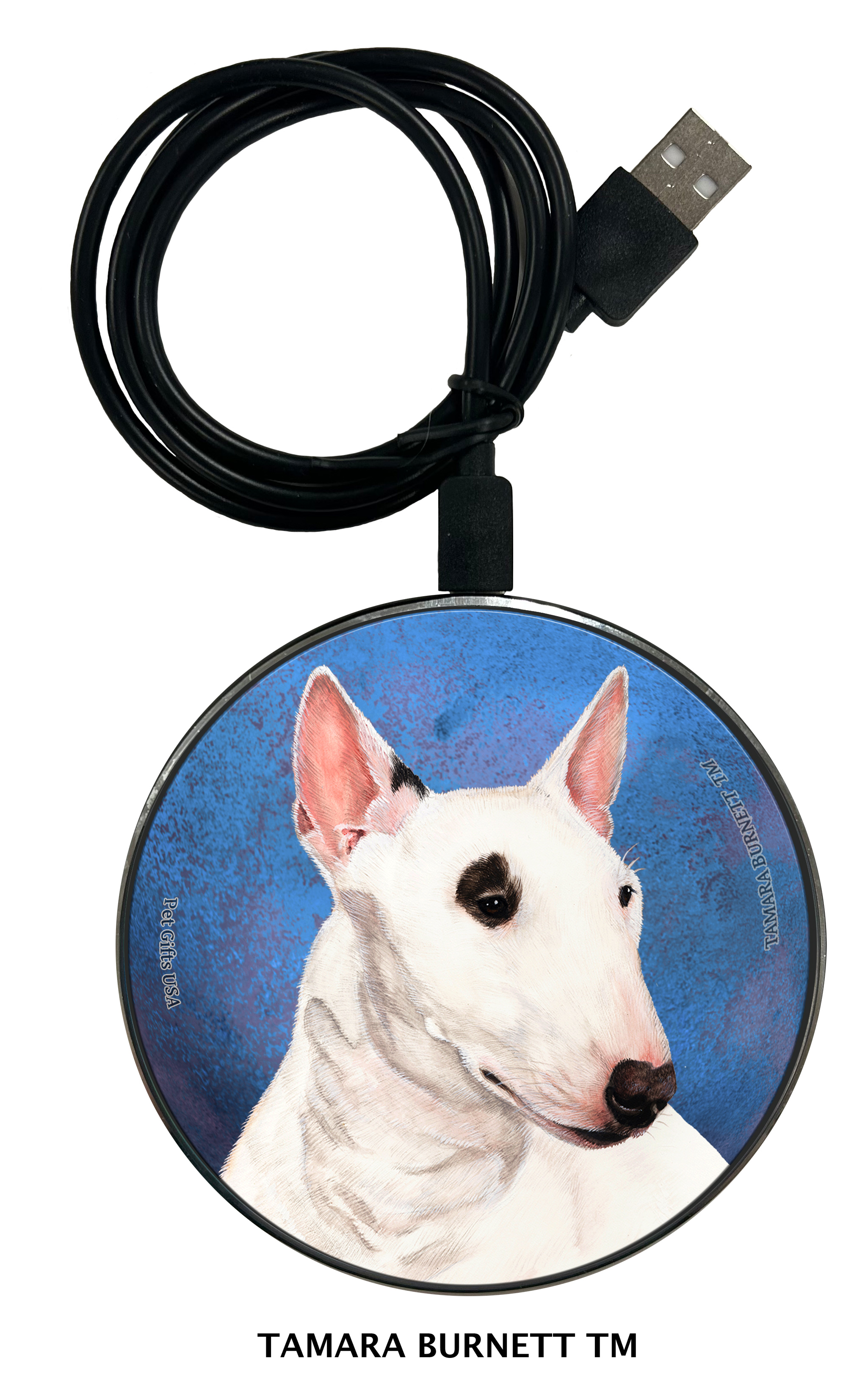 Bull Terrier Mini White - Zoomies Phone Charger image